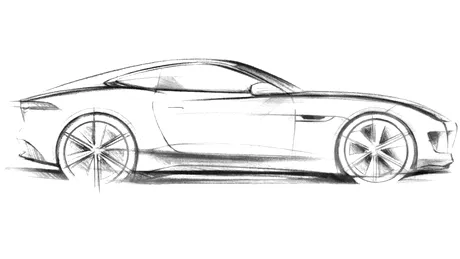 Prima schiţă oficială a noului Jaguar E-Type