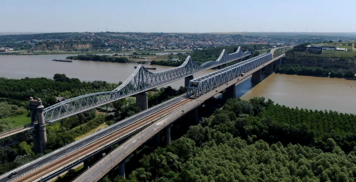Restricțiile de circulație pe Podul de la Cernavodă au fost ridicate. Cu ce viteză se poate circula?