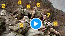 Grup de soldați, eliminat cu ajutorul unei drone – VIDEO