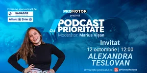 Alexandra Teslovan, invitată la „Podcast cu Prioritate” #114 by ProMotor. De la primele curse la Campionatul European de Raliuri