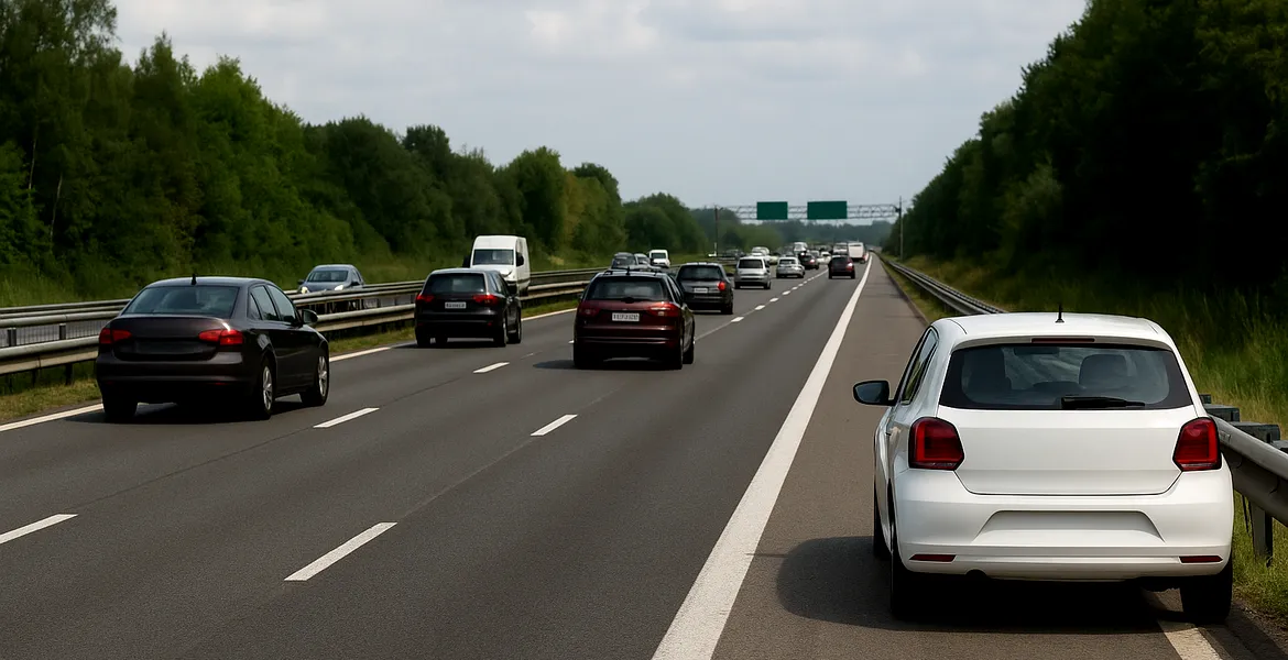 Oprirea pe banda de urgență: Ce riști, când ai voie și care sunt amenzile în 2025