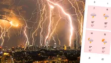 Meteorologii Accuweather anunță 9 zile consecutive de furtuni electrice in România. Care sunt orașele afectate