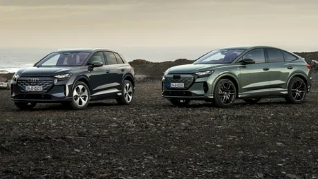 <span class='prepend'>Foto |</span> Ambele versiuni ale Audi Q4 E-Tron primesc actualizări: autonomii mărite, un ecran în plus la interior și AI integrat în infotainment