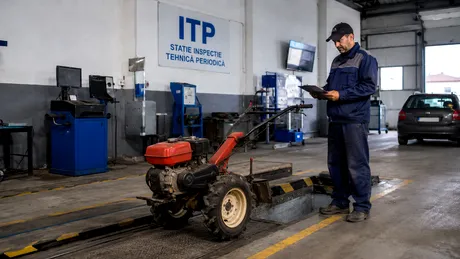 Codul Rutier 2026: Trebuie să faci ITP la motocultor dacă circuli cu el pe drumurile publice?