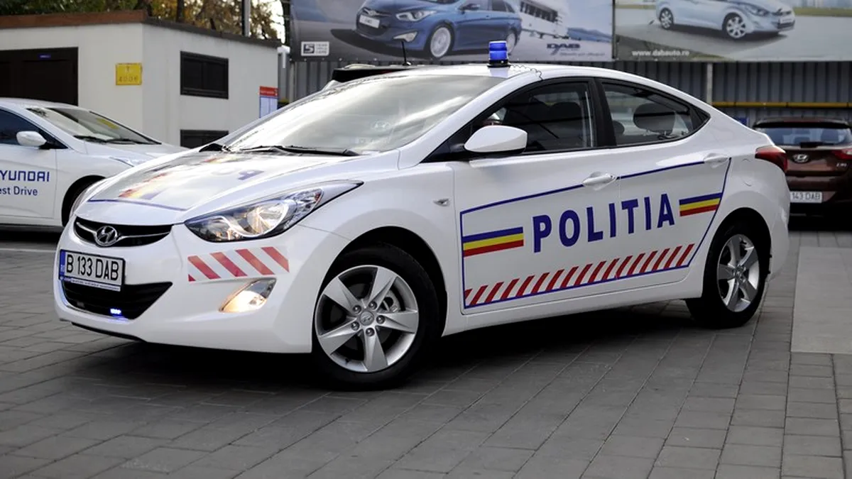Poliţia a primit un Hyundai Elantra pentru patrulare