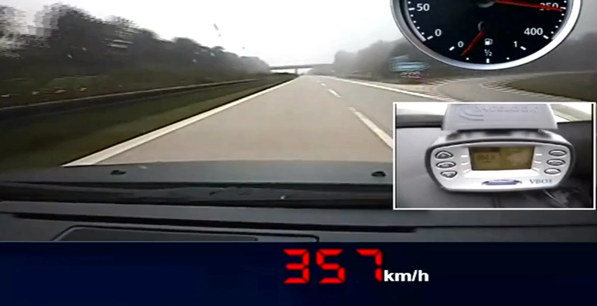 357 km/h cu BMW M5 Hurricane RS, pe autostradă