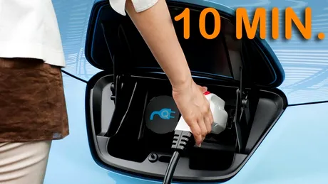 Inovaţie Nissan: încărcarea maşinilor electrice în doar 10 minute