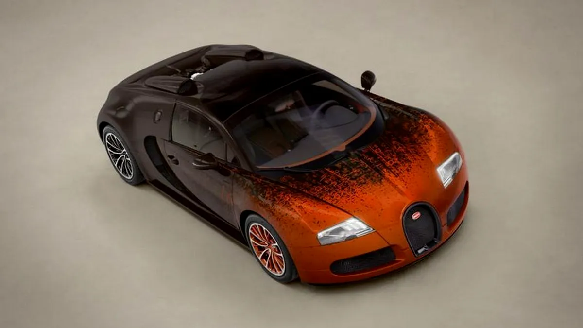 Bugatti Veyron Grand Sport Venet este o ediţie specială pentru artişti matematicieni
