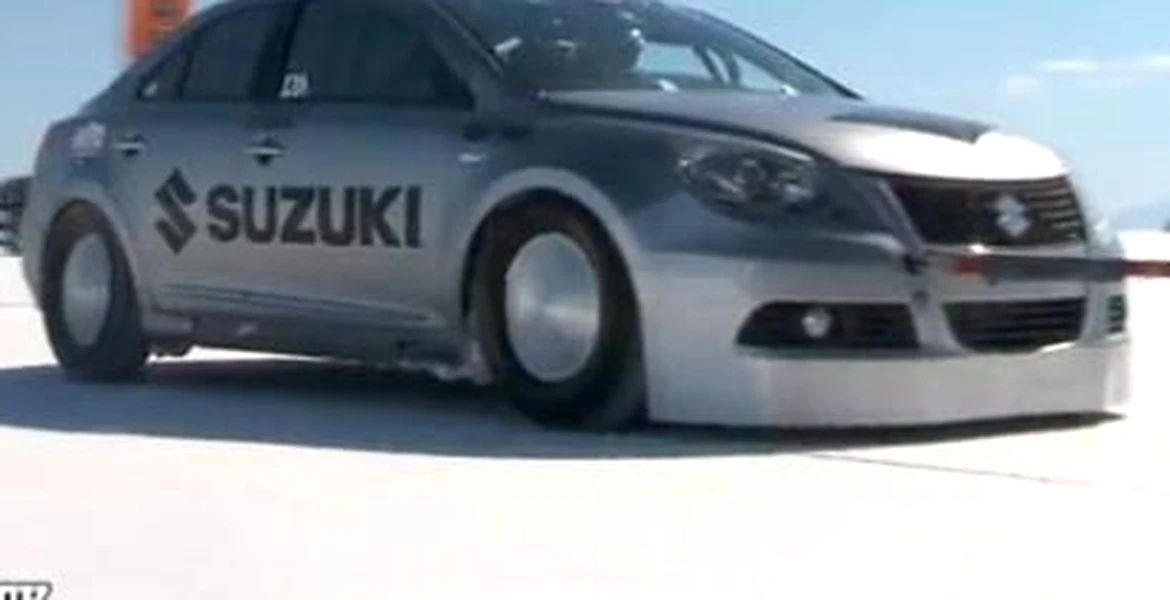Record de viteză pentru Suzuki Kizashi la Boneville