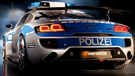 Cea mai rapidă maşină de poliţie este un Audi R8 GTR by ABT