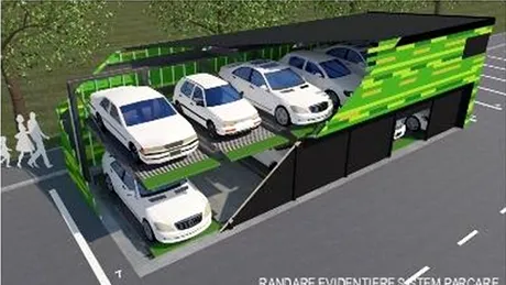 În Sectorul 1 se vor construi șapte parcări de tip Smart Parking (parcări automatizate pe structură metalică)