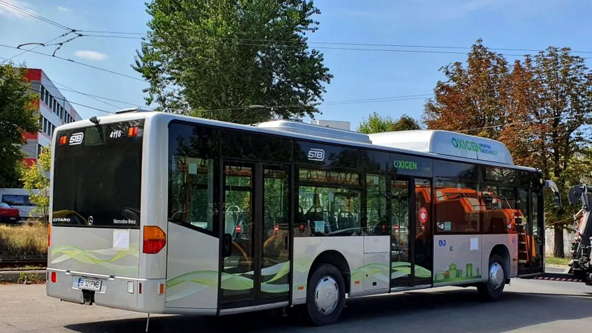 Cum arată primul autobuz STB vechi și fără aer condiționat convertit la CNG?