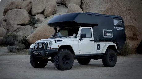 Pentru excursioniştii aventurieri: kit Action Camper pentru Jeep Wrangler