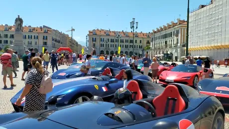 Mai multe modele Ferrari Monza au fost avariate