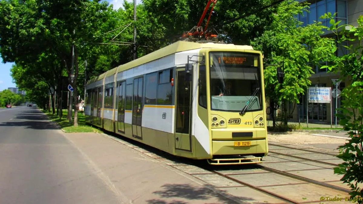 A început modernizarea liniilor de tramvai pe bulevardul Vasile Milea. Deranj maxim pentru șoferi și călători