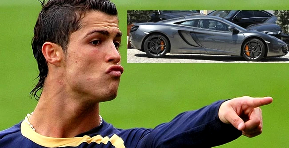 Ronaldo e fan maşini britanice: şi-a luat McLaren MP4-12C. Nu-i mai plac italiencele?…