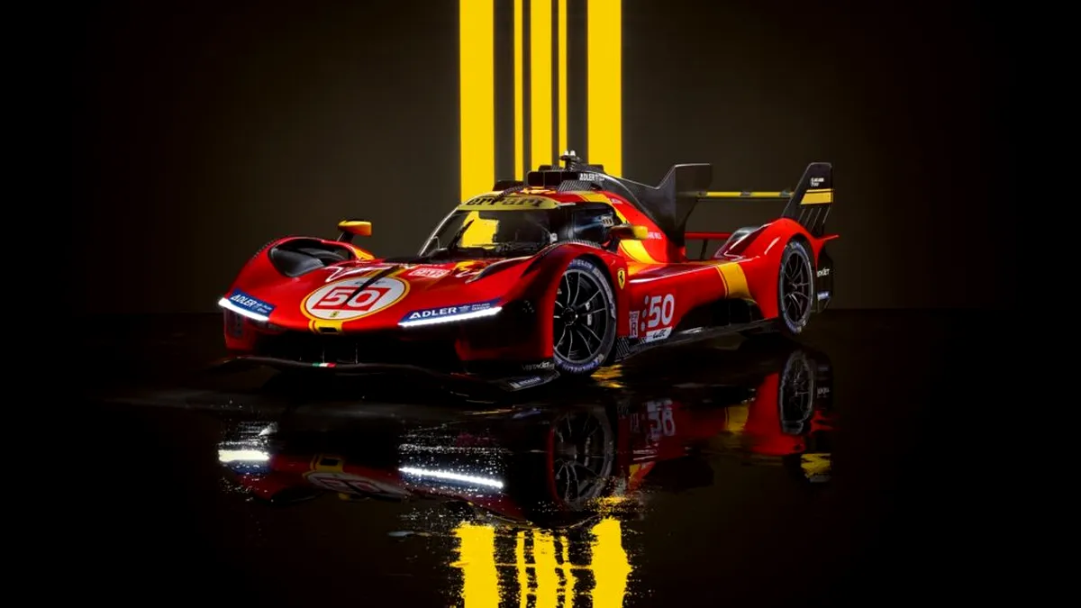 Ferrari prezintă noul 499P, hypercarul cu care va lua startul la Le Mans