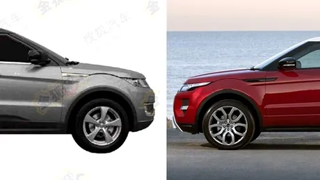 Noul Land Rover Evoque? Nu, e doar cea mai fidelă copie chinezească...
