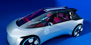 Peugeot a făcut publică prima imagine cu conceptul Polygon. Acesta va fi echipat cu un volan rectangular- FOTO