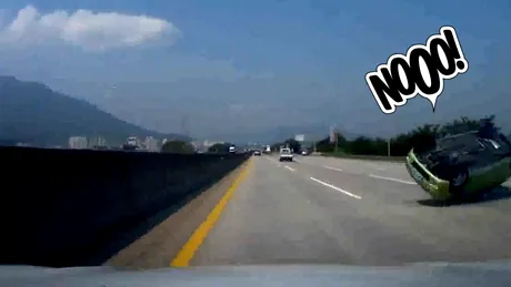 VIDEO: Neatenţia pe autostradă face victime