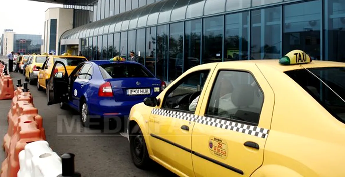Taximetriştii o dau iar de gard, grav, la Otopeni – VIDEO