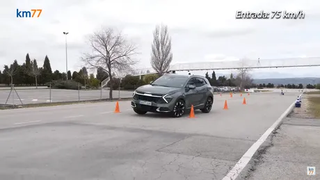 Kia Sportage, unul dintre cele mai apreciate SUV-uri, a fost supus testului elanului - VIDEO