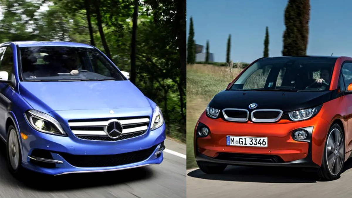 Mercedes-Benz vs. BMW în domeniul maşinilor electrice: B-Class îi aruncă mănuşa lui i3
