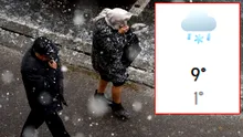Orașele din România în care sunt anunțate ninsori în septembrie, potrivit meteorologilor Accuweather