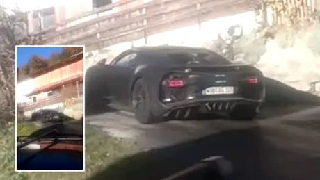 VIDEO. Noul Bugatti Chiron a fost surprins pe şosea
