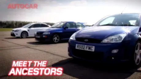 Plimbare cu Ford Focus RS Mk I, Mk II şi Escort RS