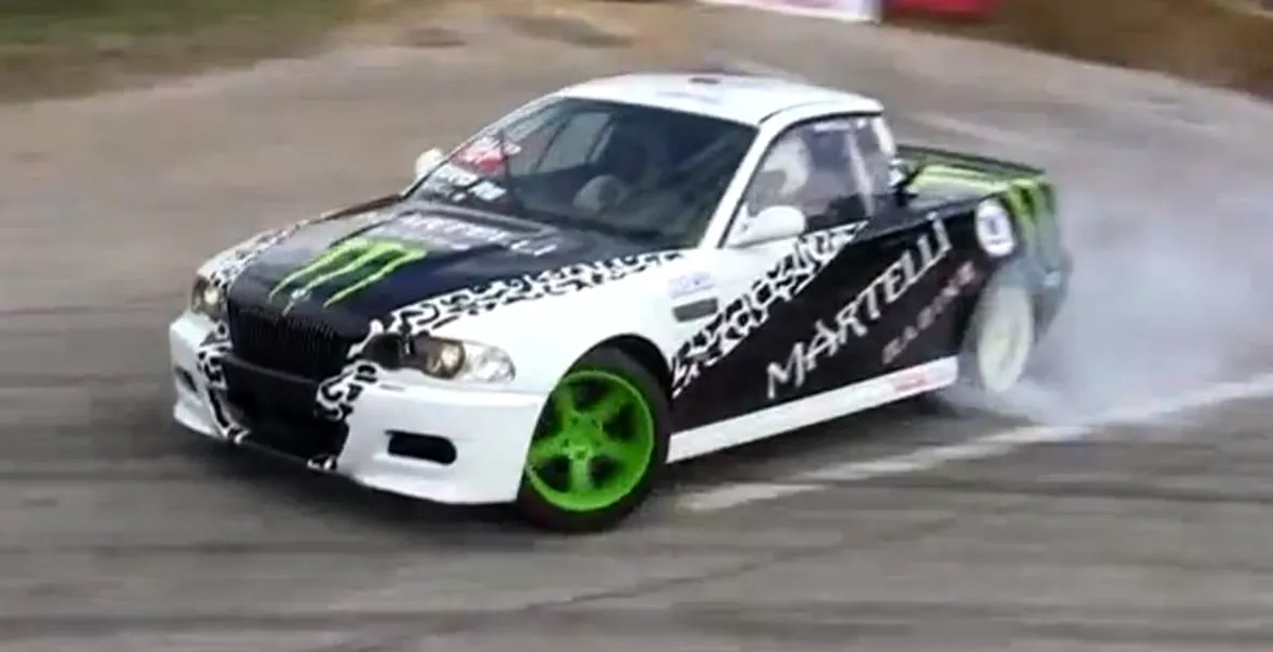 VIDEO: Drifturi cu BMW M3 pick-up