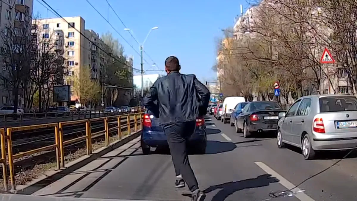 Hai că începem să semănăm cu Rusia. Road rage şi ploaie de pumni în Bucureşti [VIDEO]