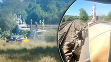 Un tren de pasageri a deraiat în Marea Britanie, în orașul Lewes. Transportul feroviar din sud-estul țării este paralizat