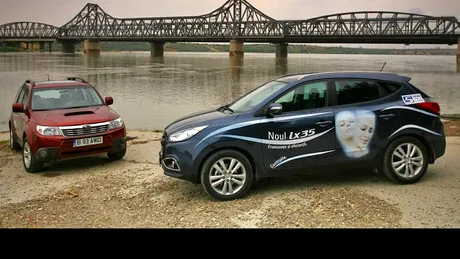 Comparativ Hyundai ix35 vs. concurenţa - Ep. V: ix35 vs. Forester