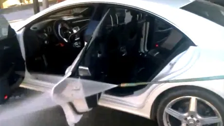 Uite cum NU se spală un  Mercedes CLS 350 [VIDEO]