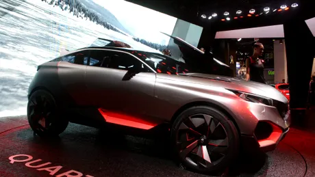 Conceptul Peugeot Quartz arată ca un SUV venit de pe Marte la Paris 2014
