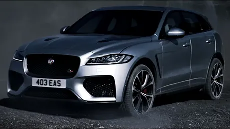Acesta este clipul în care noul Jaguar F-Pace SVR ne arată cât de mortal poate să muşte - VIDEO