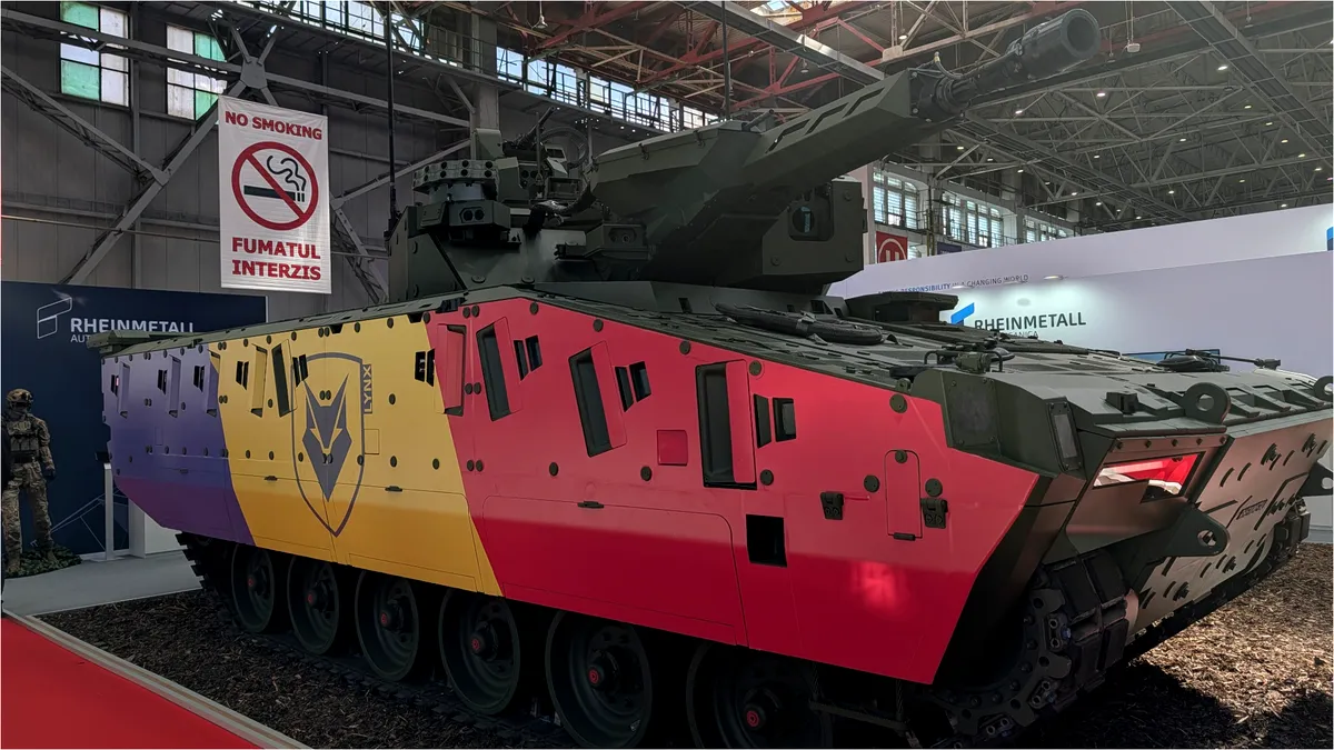 VIDEO | Sisteme anti-dronă îmbunătățite, prezentate pentru Lynx, viitoarea mașină de luptă a infanteriei a Armatei Române
