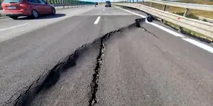 Un sector din Autostrada Sebeș – Turda este închis circulației. O nouă surpare a carosabilului oprește circulația pe o porțiune de 17 km din A10 