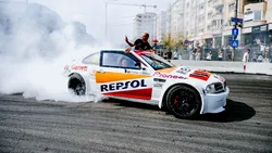 Cristian Tauru a câștigat etapa de drift de la Ploiești. Pilotul de 17 ani a dominat prima rundă a sezonului