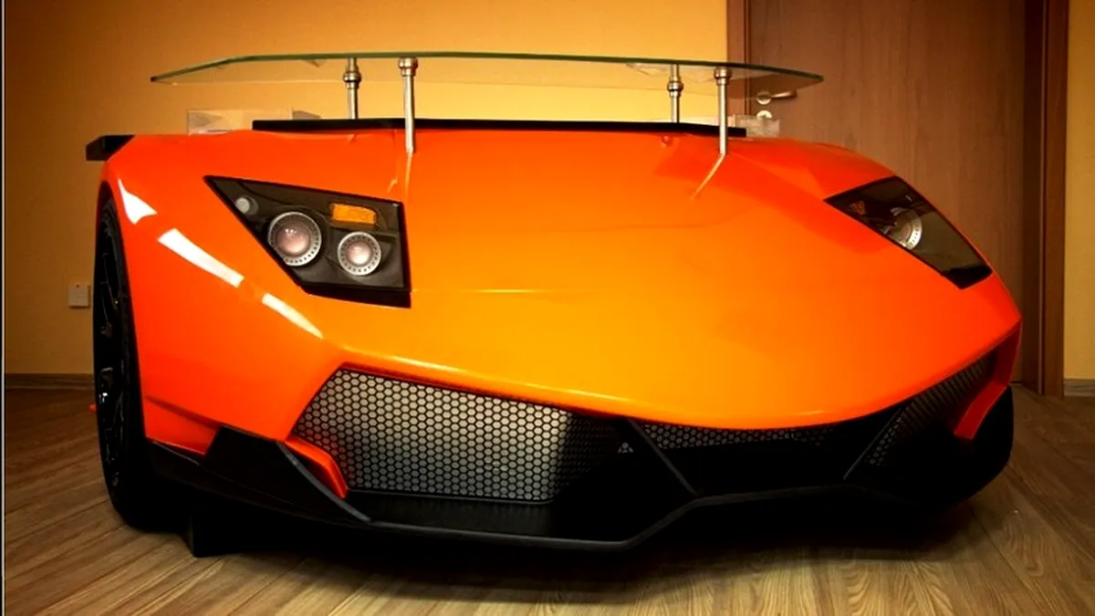 Biroul care arată ca un sfert de Lamborghini Murcielago
