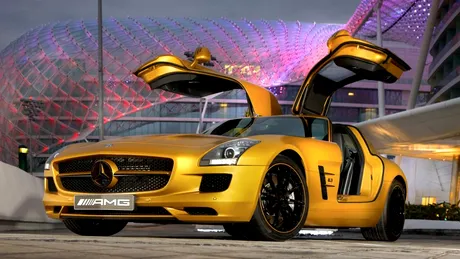 Mercedes SLS AMG Desert Gold