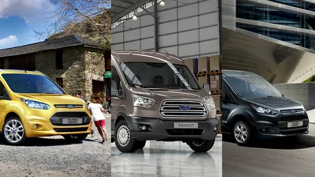 Ford a lansat noile generaţii ale modelelor Tourneo Connect, Transit şi Transit Connect