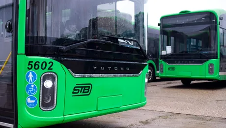 FOTO STB a recepționat 22 de troleibuze Yutong, primele din Europa. Ce specificații au noile troleibuze