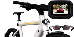 Volkswagen lansează o bicicletă electrică dotată cu radar și cameră video de spate care costă aproape cât o mașină
