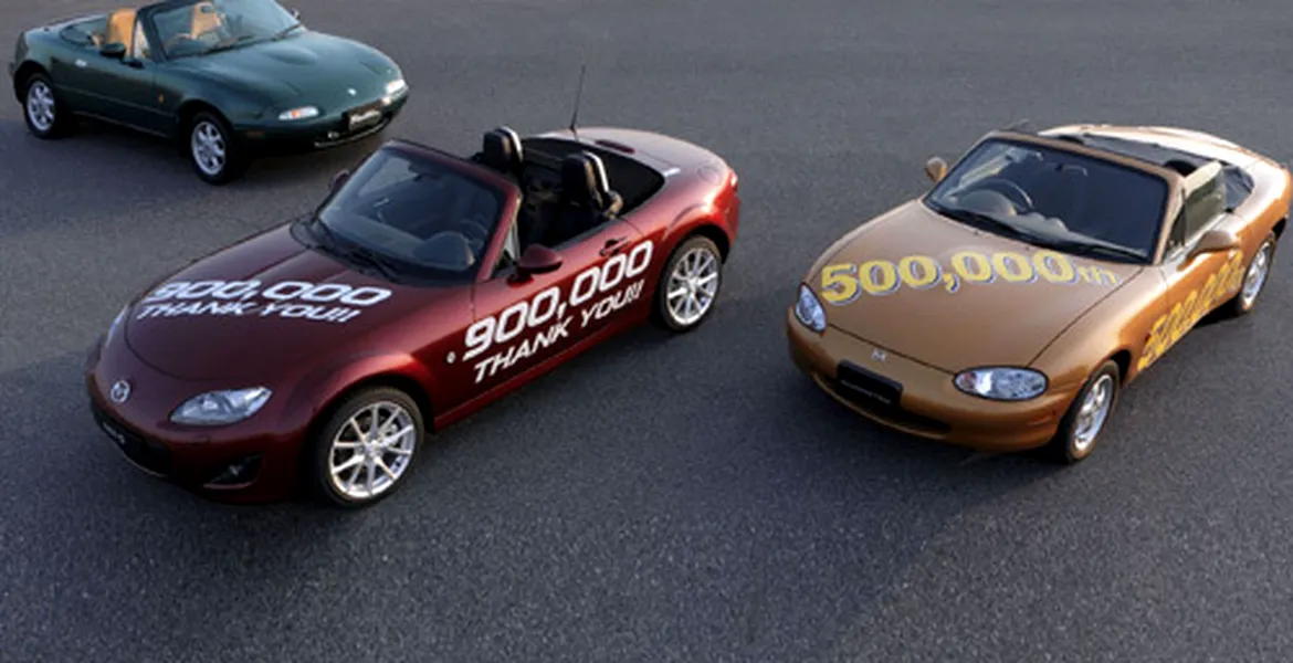 Mazda MX-5 cu numărul 900 000