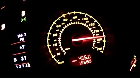 VIDEO: Cum se mişcă vitezometrul unui Lamborghini cu 1.900 CP în accelerare