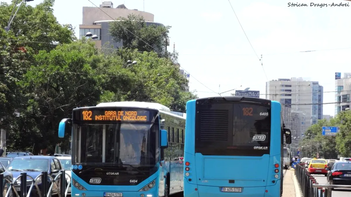 Primăria București vrea mai multe autobuze pe liniile de tramvai