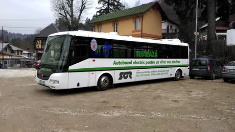 Autobuzul electric SOR EBN, în teste prin Bucureşti!