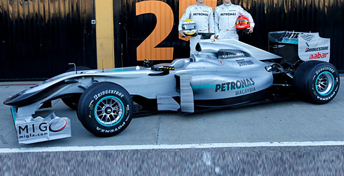 Mercedes MGPW01 – monopost nou